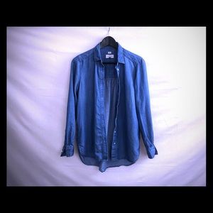 Loft Blue denim style shirt